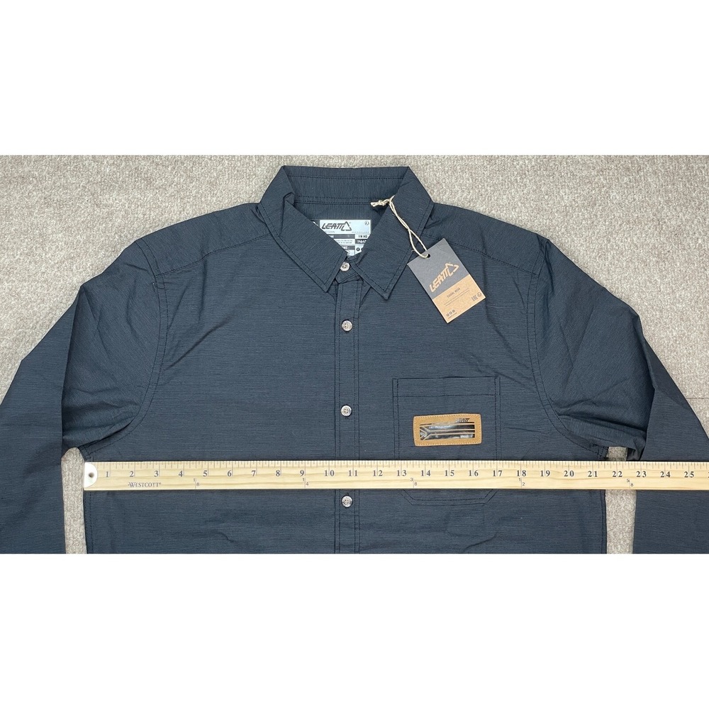 Leatt Casual Wear Core Graphene Men's Long Sleeve Black Shirt Size Medium - Picture 10 of 12
